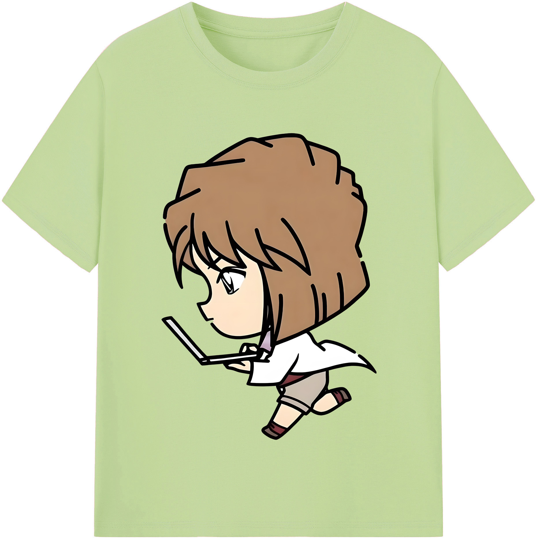 （画像用） 名探偵コナン 灰原 哀 はいばら あい Detective Conan Anita Hailey、Vi Graythorn Haibara Ai 綿100％半袖Tシャツ（フロントプリント）